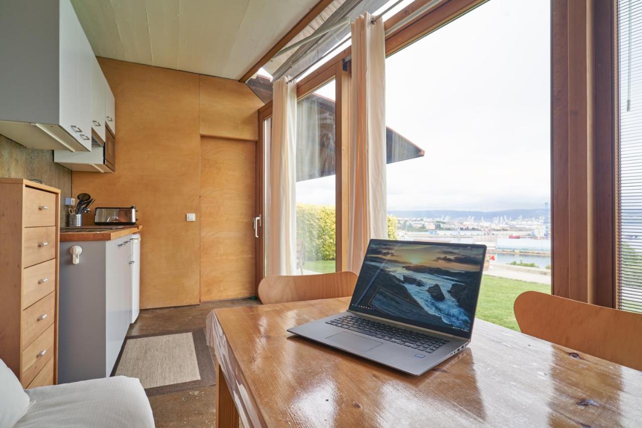 Apartamento Con Piscina Y Excelentes Vistas Ferrol Bagian luar foto